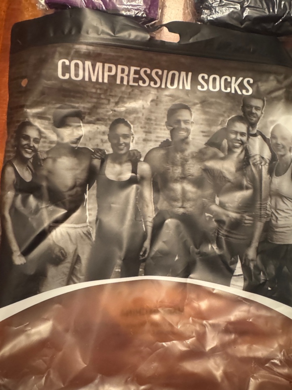 Women’s Compression Athletic Socks - Teal, Blue, Black, Purple (5- pack) - Picture 2 of 9